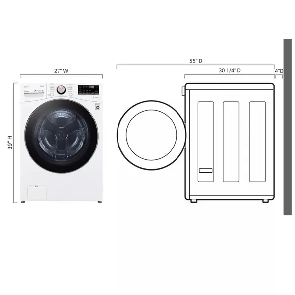 LG WM4000HWA 4.5 CF WHITE