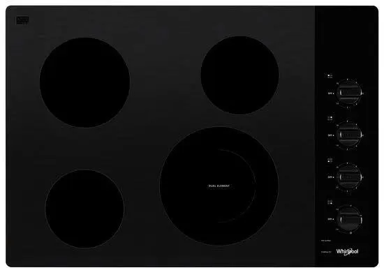 WCE55US0HB-30" BI El Cktp Blk-whirlpool