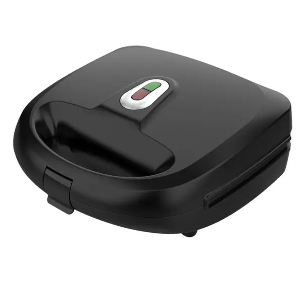 Mainstays 2 Slice Removable Plates Waffle and Sandwich Maker