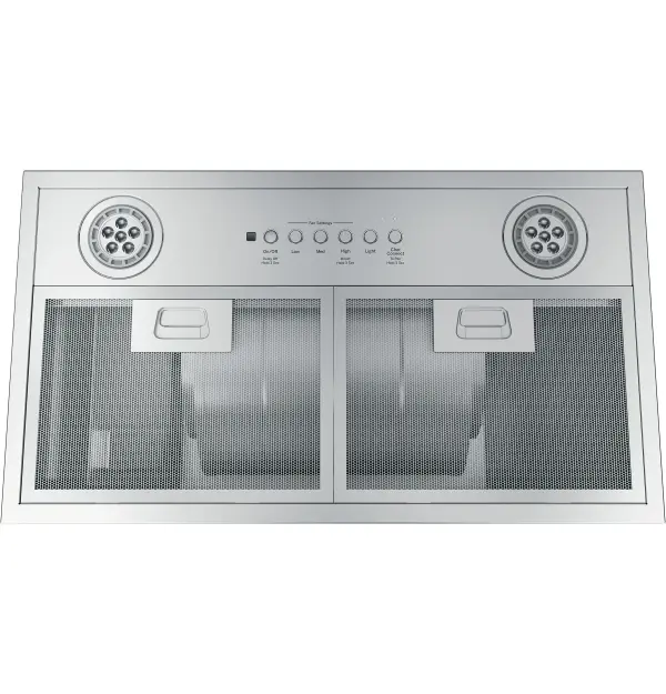 GE 20” Custom Hood Insert w/ Dimmable LED Lighting