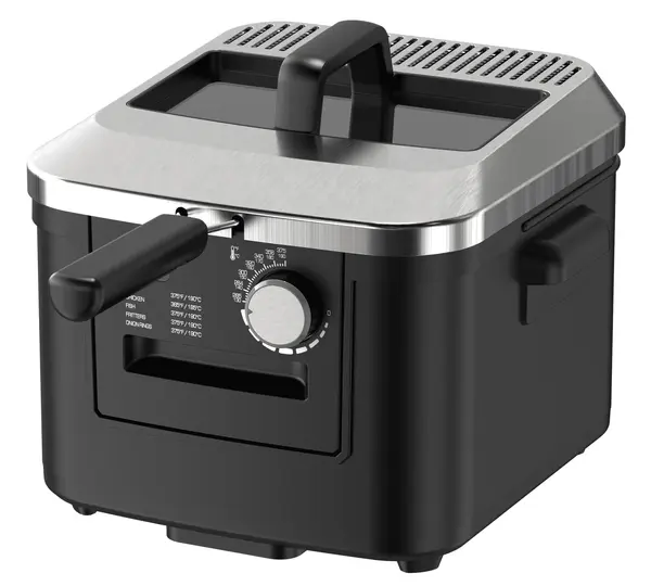 Mainstays 4-Liter Matte Black Electric Deep Fryer with Adjustable