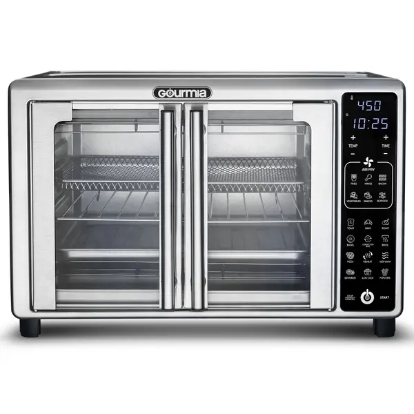 Gourmia French Door 6-Slice Digital Toaster Oven Air Fryer