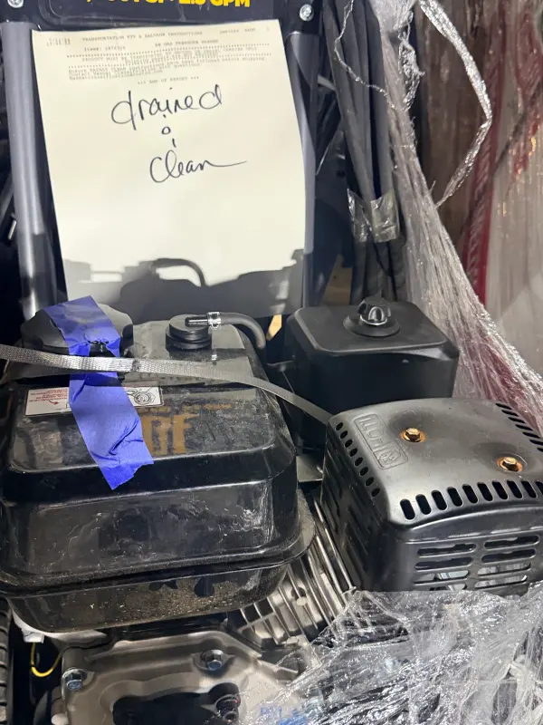 BE GAS PRESSURE WASHER