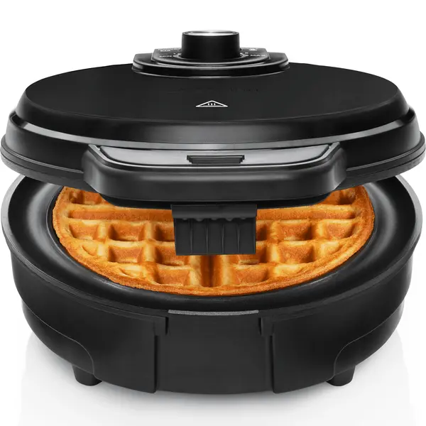 Chefman Anti-Overflow Belgian Waffle Maker with Shade Selector and