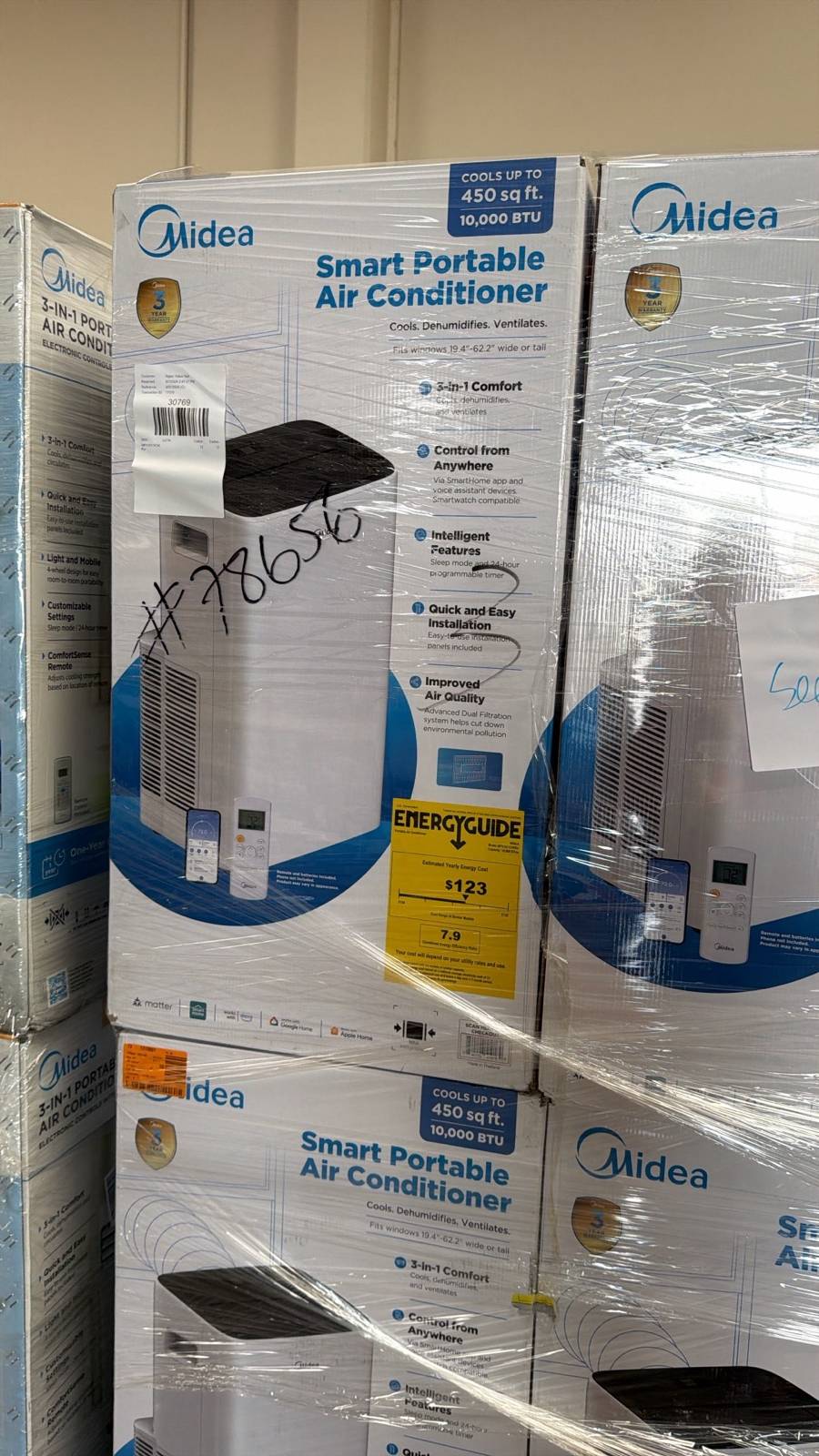 Midea 10,000 BTU Smart Portable AC