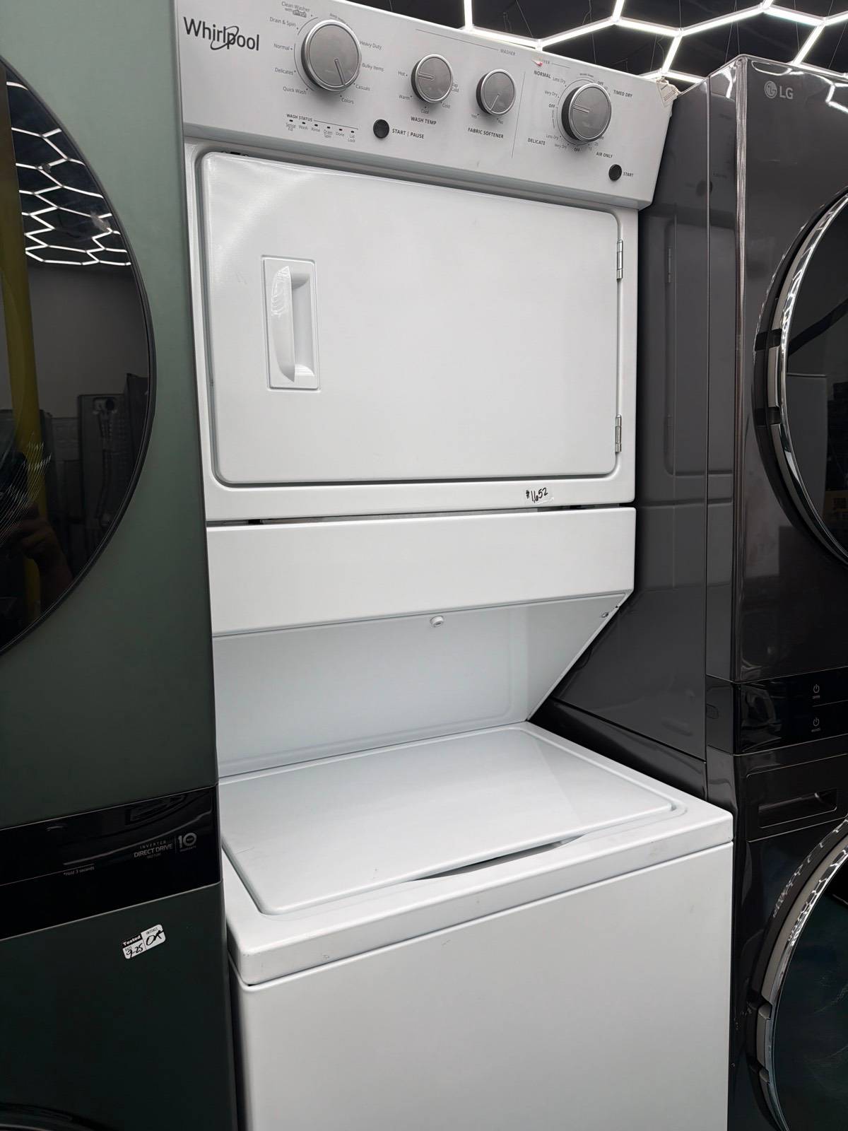 Whirlpool WP WGTLV27HW 5.9CF G LNDY CTR WHT