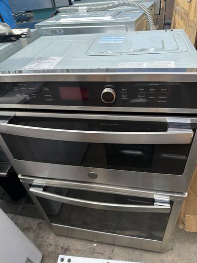 GE JK3800SHSS-27" BI SGL EL WO W/MW SS
