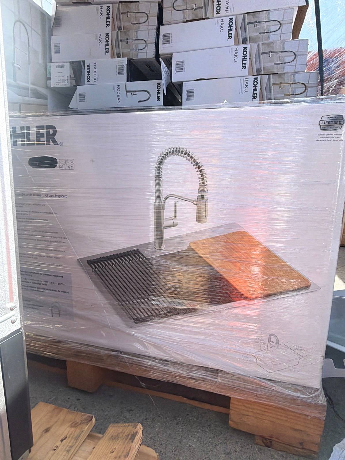 KOHLER PROVO SINK KIT SS